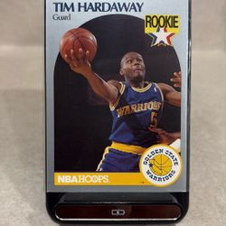 NBA Hoops 1990-91 Tim Hardaway Rookie #113 Golden State Warriors 