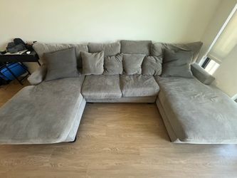 Large Gray Couch