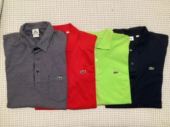 Shirts LACOSTE size XL. $35 EACH. Like new. El portal area pick up