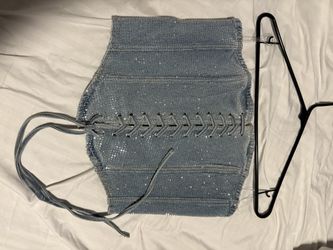 Rhinestone Corset Top
