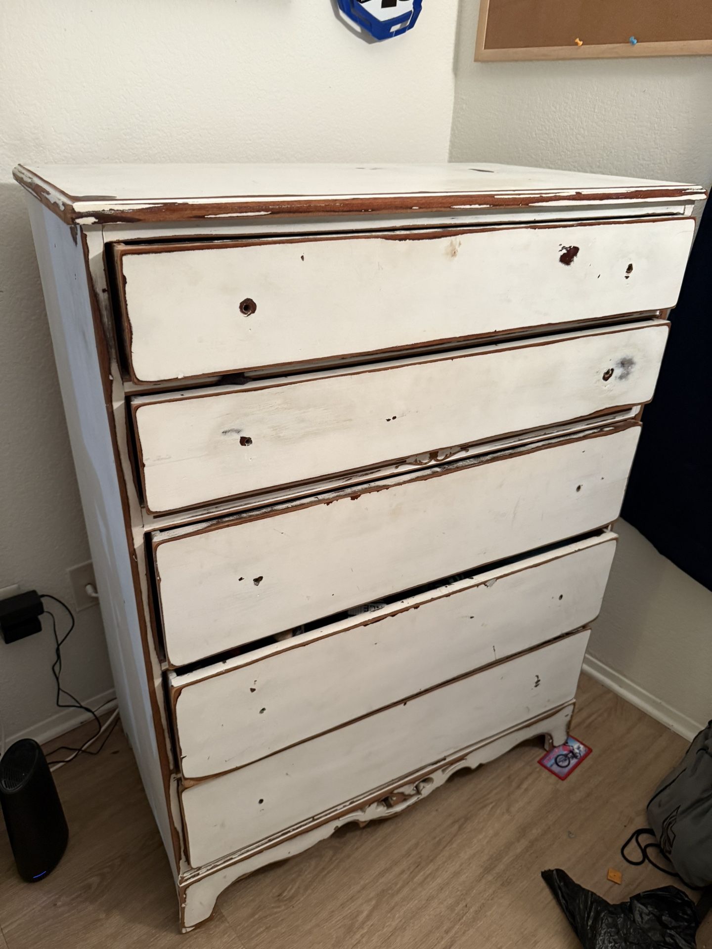 Solid Mahogany Dresser - Perfect Project Piece!