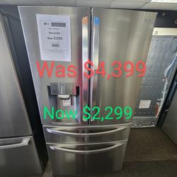 LG Smart WiFi  Counter Depth Refrigerator 