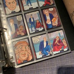 Album Full Of Comic Cards In Mint Condition