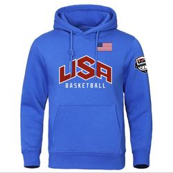 USA Basketballer Printed Sports Hoodie