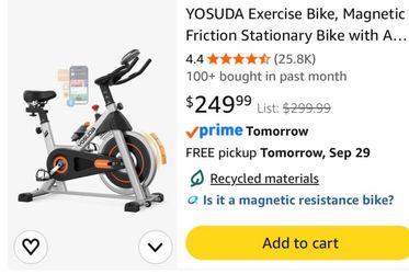 YOSUDA Magnetic Stationary Exercise Bike