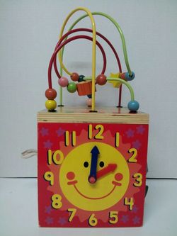 Wooden activity Cube