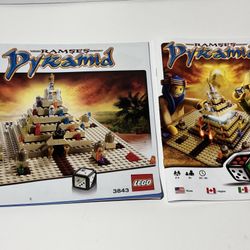 2009 LEGO Ramses Pyramid 3843 building instructions & buildable game rule book
