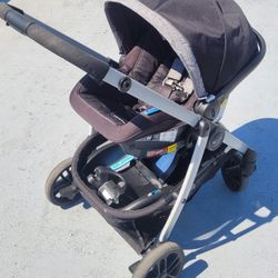 Graco Adjustable Baby Stroller Carriage - 3 In 1 - Car Booster, Car Seat, Carriage - Snugride 35 Lite Dlx