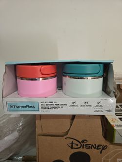 ThermoFlask Insulated Food Jar Set of 2