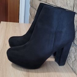 Women's Stomp High Heel Ankle Boots