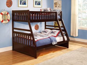 Rowe Cherry Twin/Full Bunk Bed | B2013