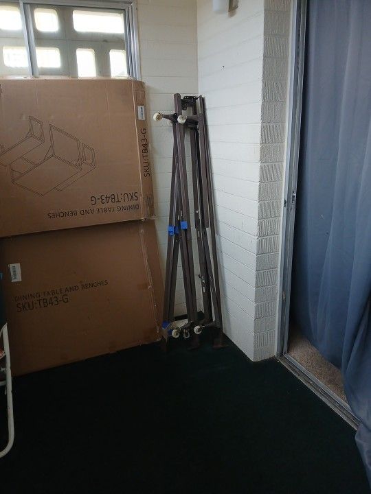Steel twin bed frames - two sets