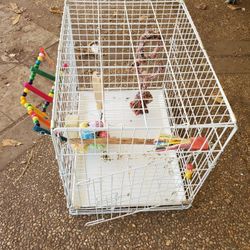 Bird Cage 17 " Wide 25" Deep 20" Tall