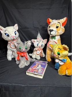 RARE 5 piece Set - 1970’s original “Aristocats”