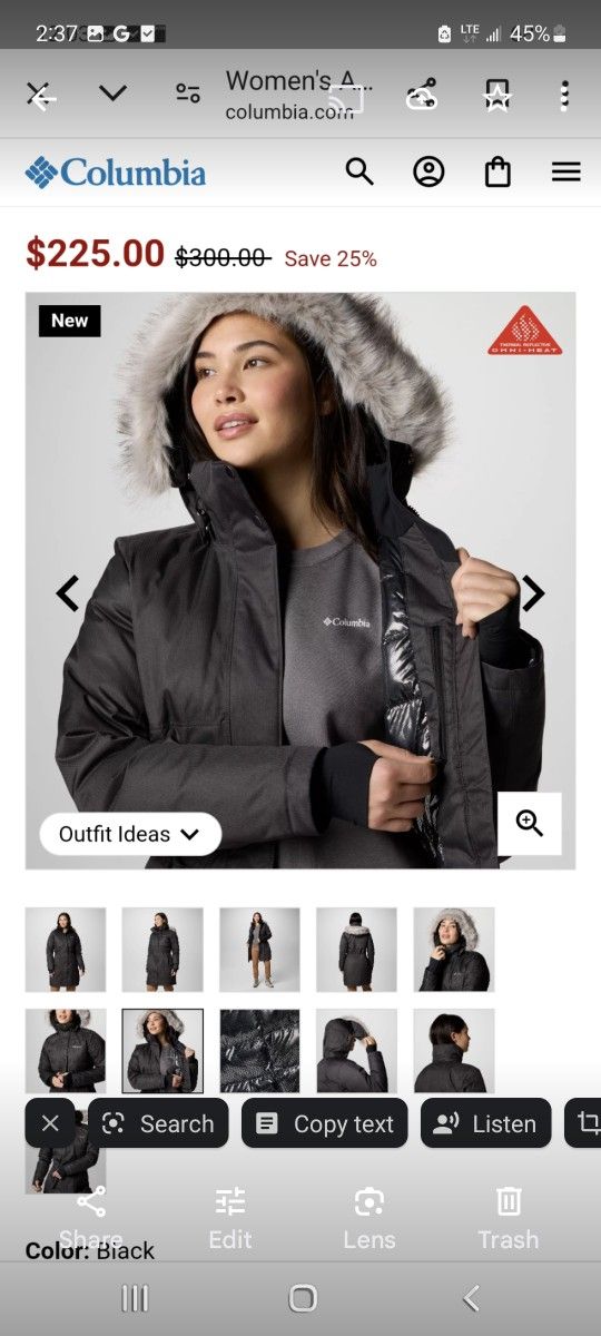 Like New Columbia Down Jacket.