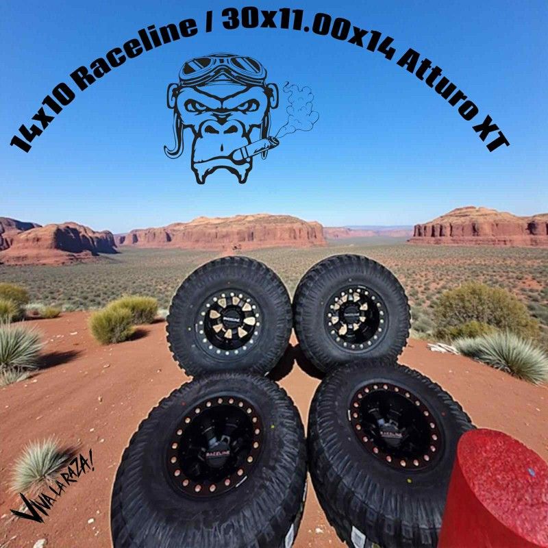 14x10 Raceline 30 11.00 14 Atturo XT