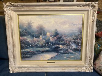 Thomas Kinkaid painting Lamp Light Village 