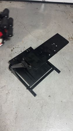 Racing wheel stand for gaming