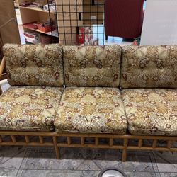 Vintage Rattan Couch