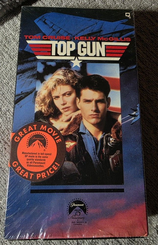 Top Gun 1986 VHS Movie