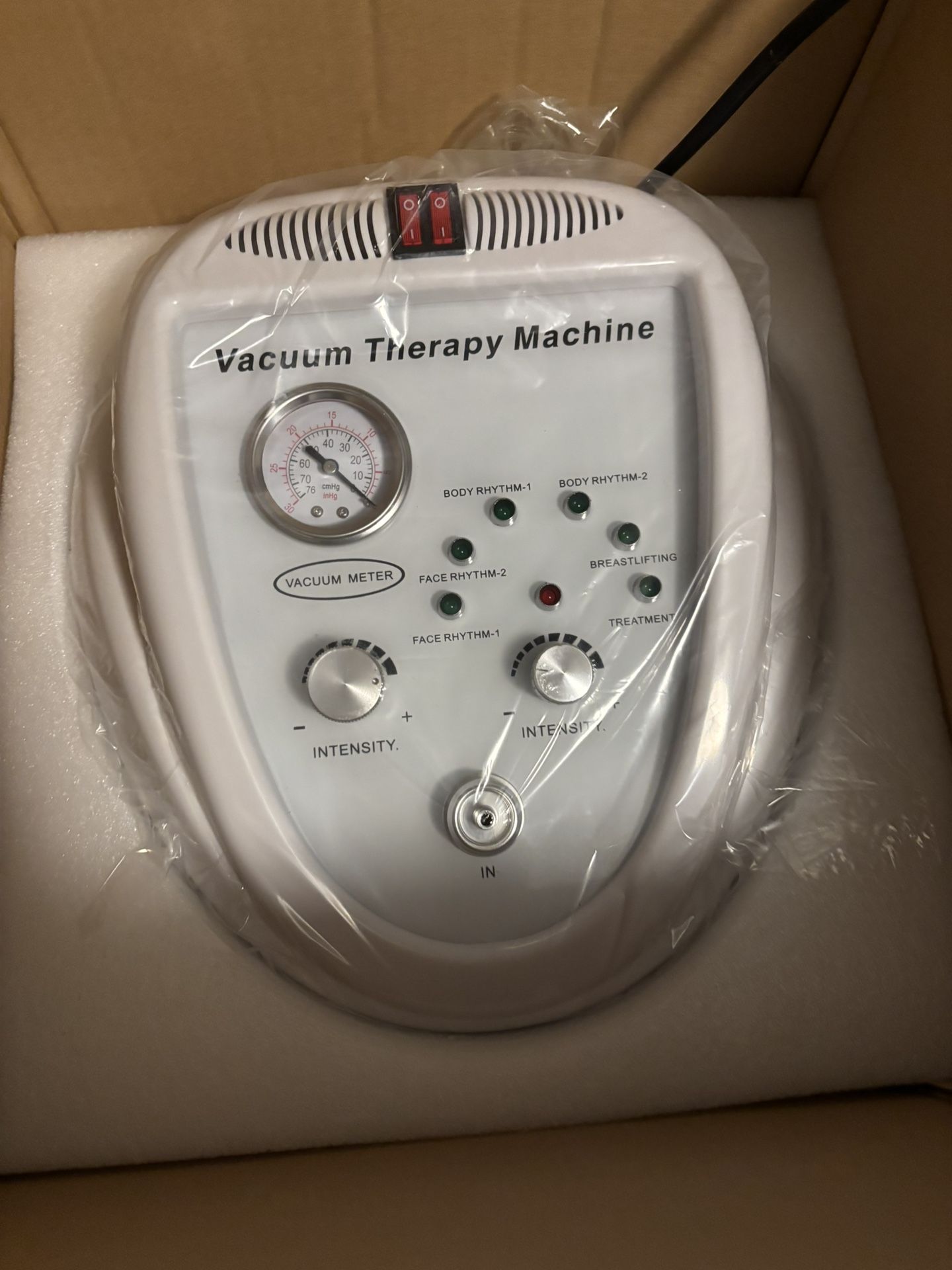 Vacuum Therapy Machine Brand New In Box With Plastic