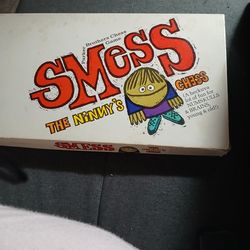 VINTAGE 1970 EDITION OF THE BOARDGAME SMESS  THE NINNYS CHESS