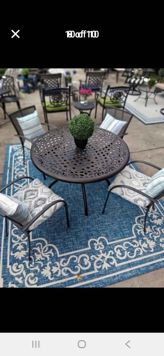 Outdoor Table, Chairs, Elegant, Yes Available
