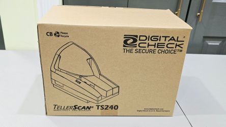 Digital Check TellerScan TS240 professional check scanner.