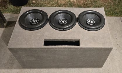 Speaker Box w/ Audiopipe BD4 3x15"