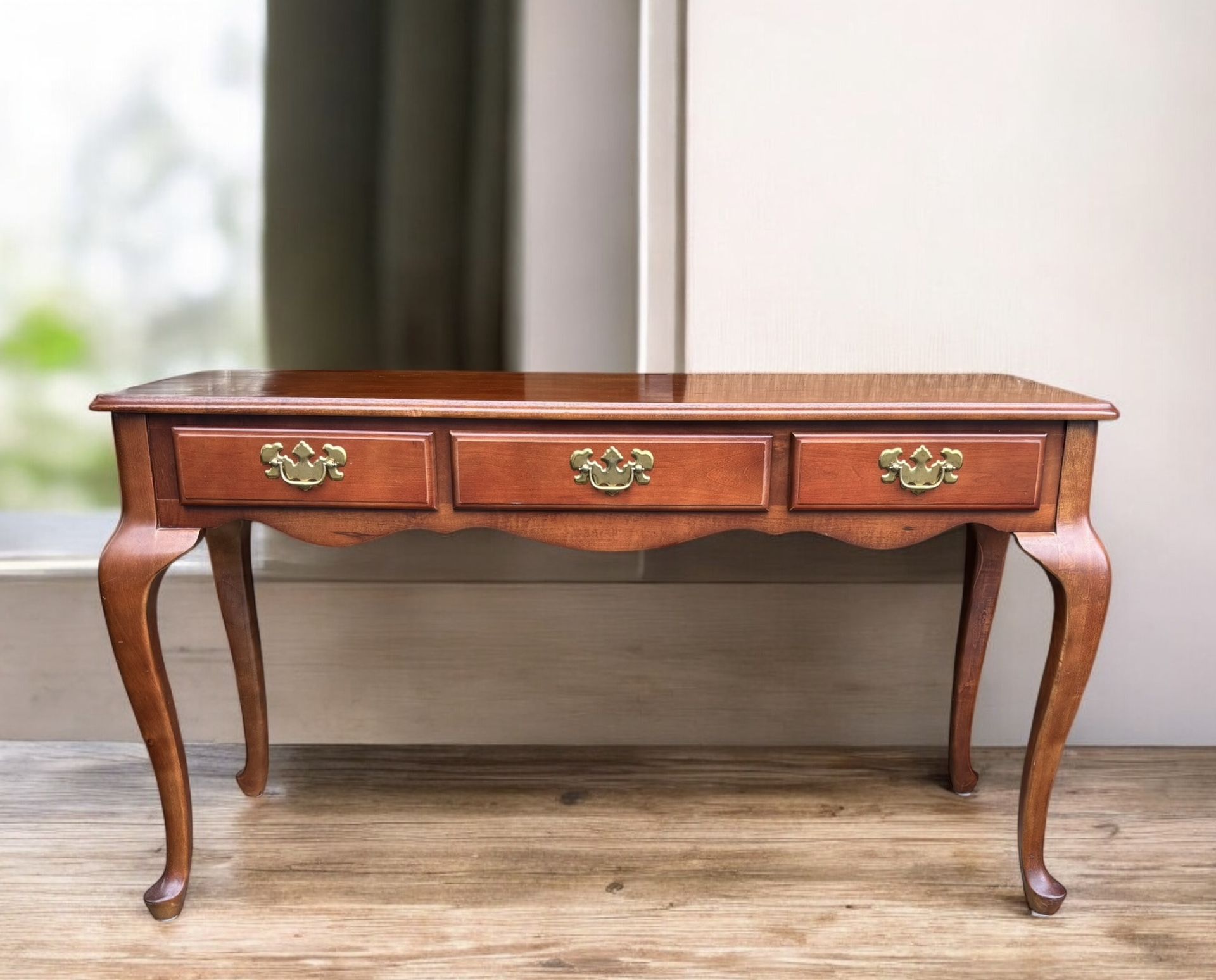 Queen Anne entry sofa console table