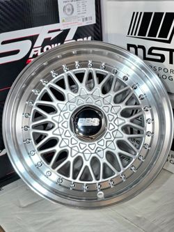 15x7.0 NEW BBS RS REPS WHEELS/RIMS. VORS VR 3. 4X100/4X114.3