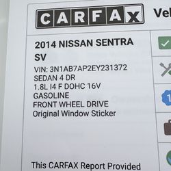 2014 Nissan Sentra 