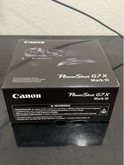 Canon PowerShot G7X Mark III
