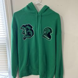 Green Embroidered H&M Hoodie
