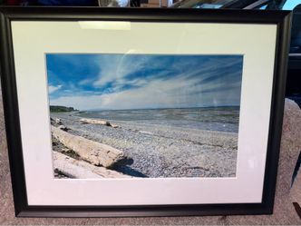 Framed Art Print - Coastal Beach