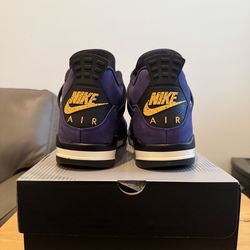 Nike Air Jordan 4 Lakers Size 11 DS