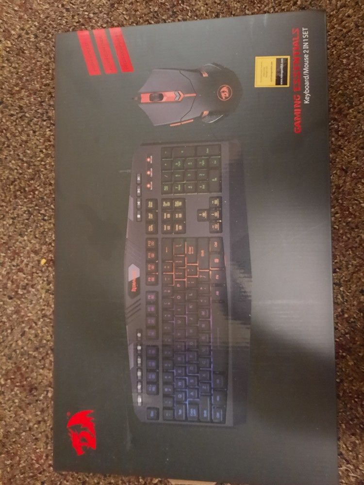 Red Dragon Gaming Keyboard And Mouse Combo