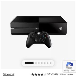 Microsoft Xbox One Console 500GB with Original Controller - Black