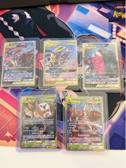 Pokemon card tagteam lot of 5 greninjia zoroak giratina garchomp tyranitor