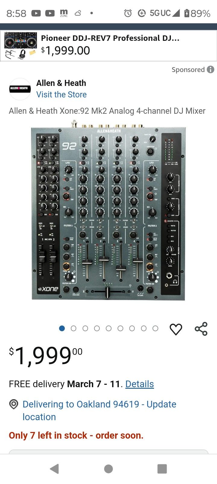 X One DJ Mixer