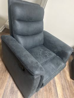 Dark Gray Recliner Chair