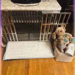 Dog Cage and Toys