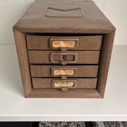 Vintage Metal Storage Box
