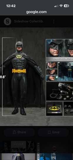 Hot Toys Deluxe 1989 Batman 1/6 Scale