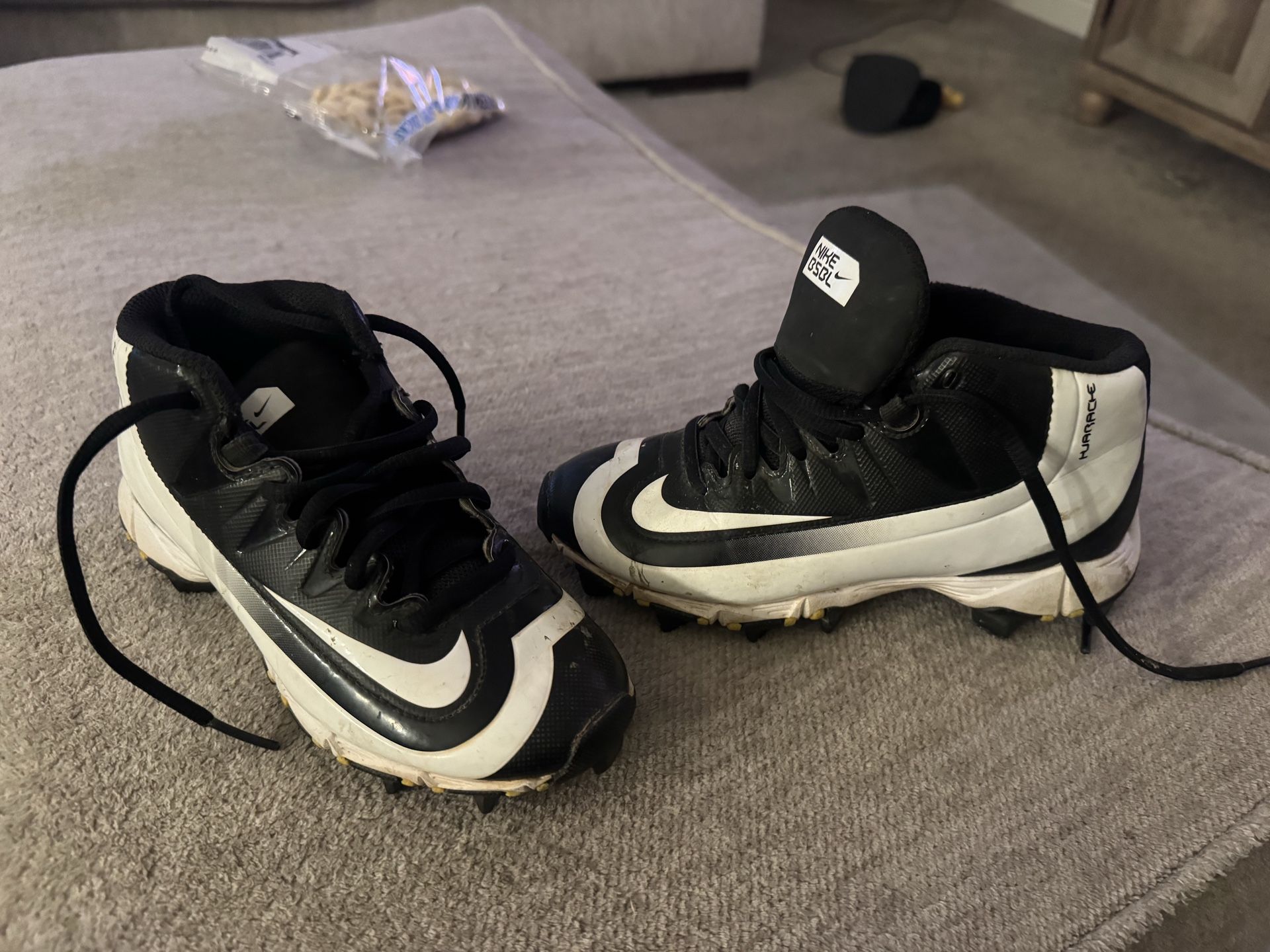 Nike youth cleats size 13