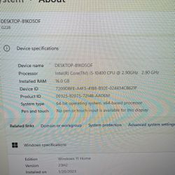 Gaming Pc - 500GB 16GB 1660 Super