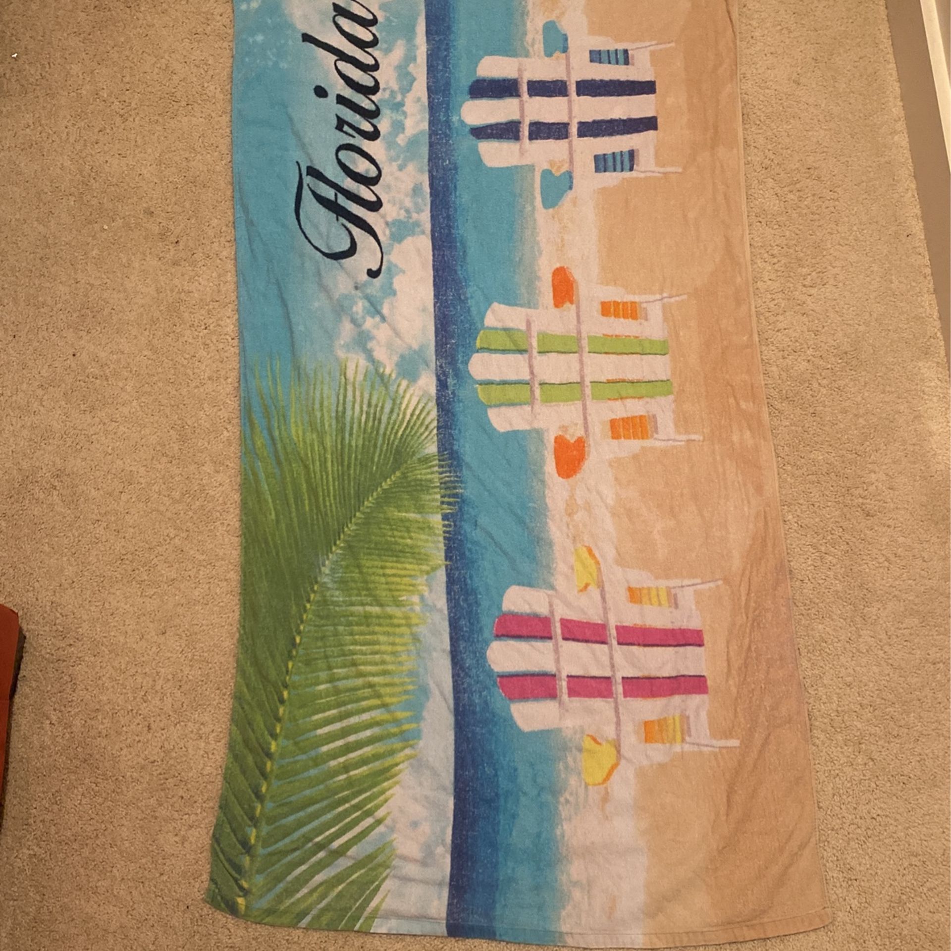 florida!!! beach towel