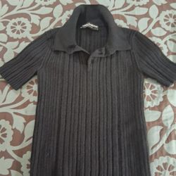 Dolce And Gabanna Black Polo