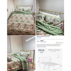 Full Size Metal Platform Bed Frame