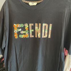 Used Authentic Fendi T-shirt ,size Large